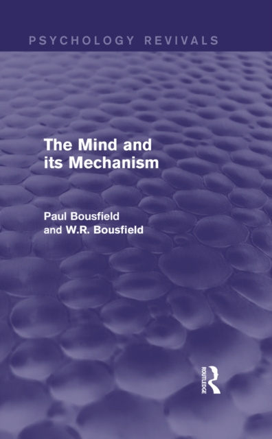 E-book Mind and its Mechanism Paul Bousfield