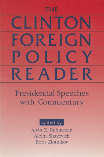 E-Book Clinton Foreign Policy Reader Alvin Z. Rubinstein