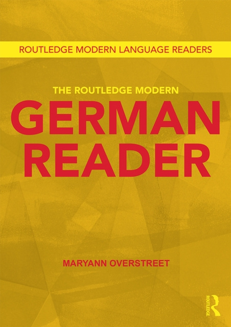 E-kniha Routledge Modern German Reader Maryann Overstreet