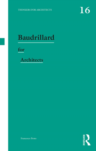 E-knjiga Baudrillard for Architects Francesco Proto