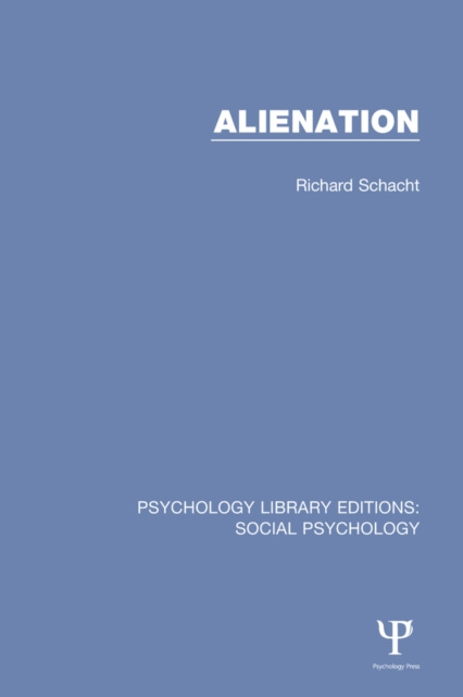 E-knjiga Alienation Richard Schacht