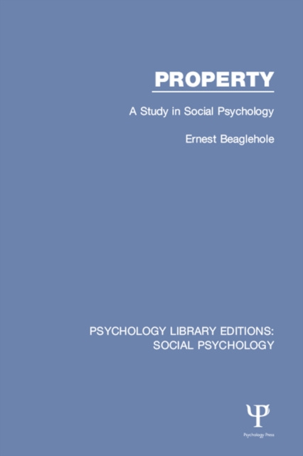 E-knjiga Property Ernest Beaglehole