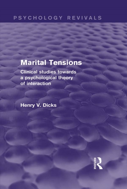 E-book Marital Tensions (Psychology Revivals) Henry V. Dicks