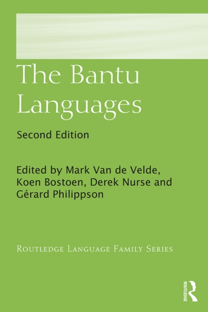 E-book Bantu Languages Mark Van de Velde
