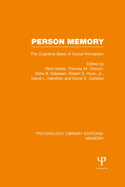 E-book Person Memory (PLE: Memory) Reid Hastie