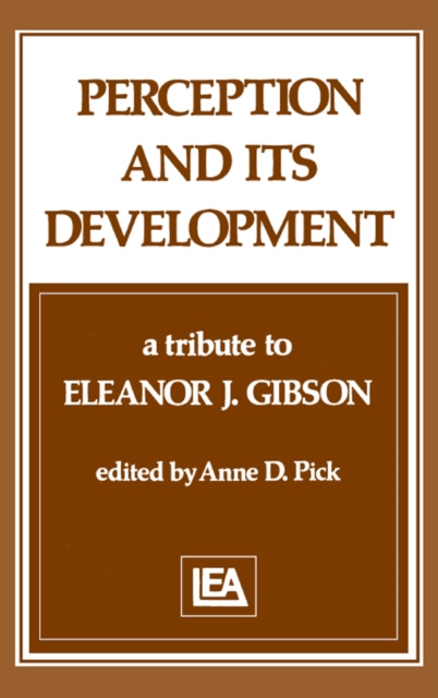 E-book Perception and Its Development A. D. Pick