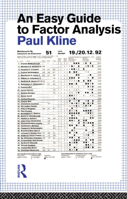 E-knjiga Easy Guide to Factor Analysis Paul Kline