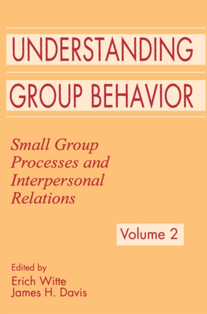 E-book Understanding Group Behavior Erich H. Witte