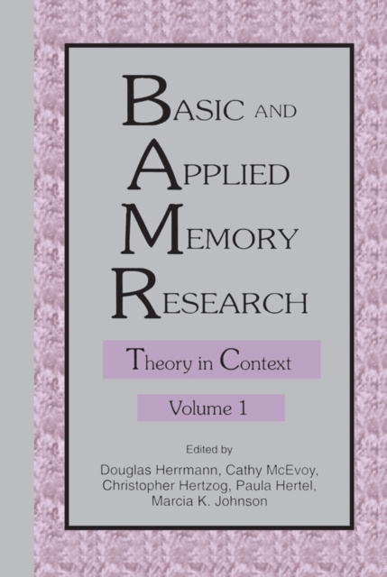 E-knjiga Basic and Applied Memory Research Douglas J. Herrmann