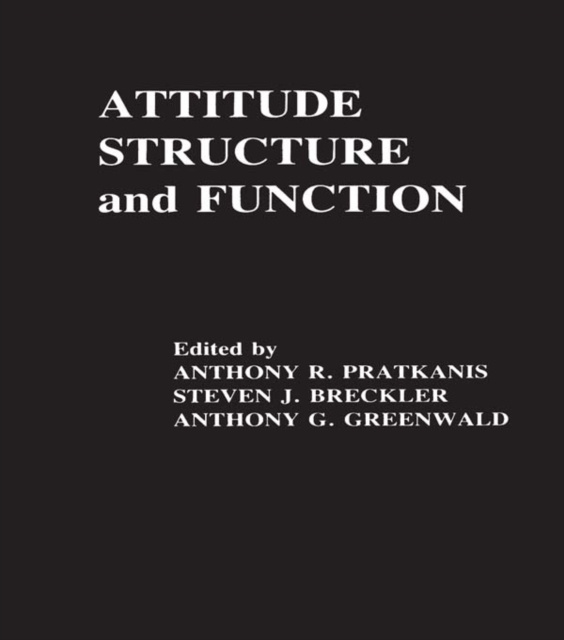 ebook Attitude Structure and Function Anthony R. Pratkanis