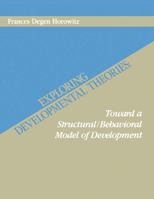 E-book Exploring Developmental Theories Frances Degen Horowitz