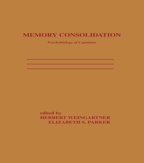 E-book Memory Consolidation H. Weingartner