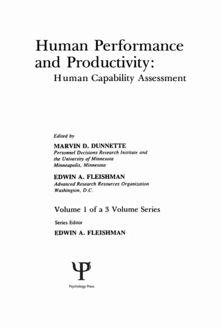E-knjiga Human Performance and Productivity Marvin D. Dunnette