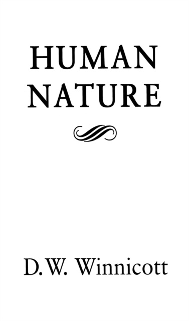 E-book Human Nature D. W. Winnicott