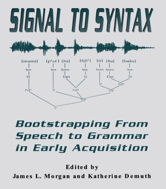 E-knjiga Signal to Syntax James L. Morgan