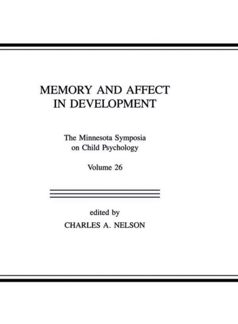 E-knjiga Memory and Affect in Development Charles A. Nelson