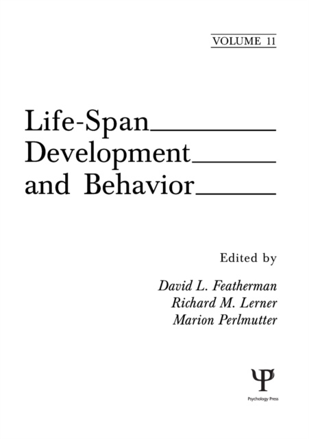 E-book Life-Span Development and Behavior David L. Featherman