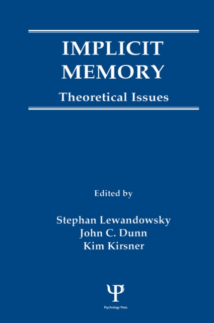 E-knjiga Implicit Memory Stephan Lewandowsky