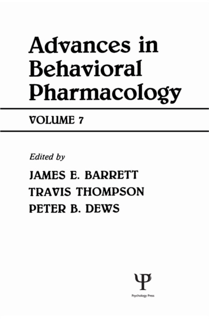 E-book Advances in Behavioral Pharmacology Travis Thompson