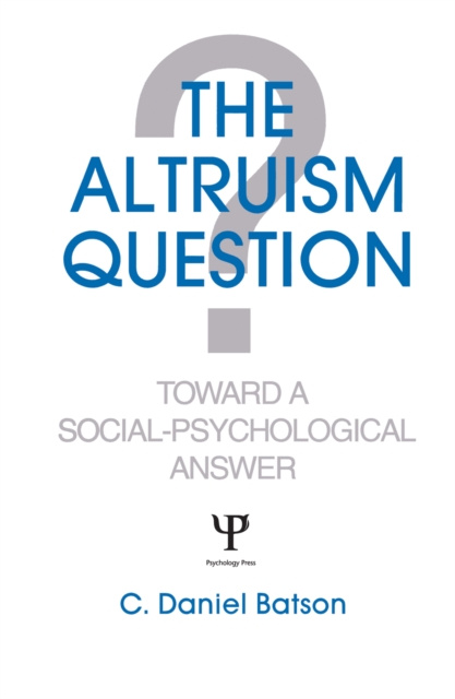 E-kniha Altruism Question C. Daniel Batson