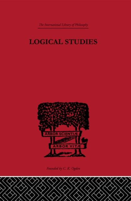 E-knjiga Logical Studies Georg Henrik Von Wright