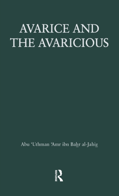 Libro elettronico Avarice & The Avaricious Al-Jahiz