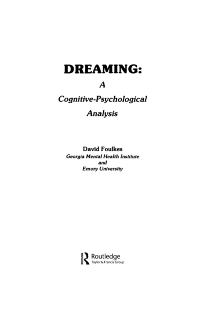 E-Book Dreaming David Foulkes