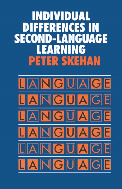 E-knjiga Individual Differences in Second Language Learning Peter Skehan