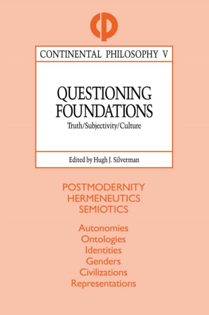 E-book Questioning Foundations Hugh J. Silverman