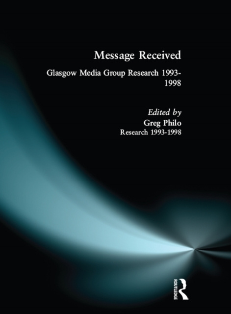 E-book Message Received Greg Philo