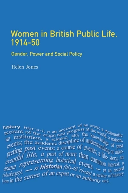 E-knjiga Women in British Public Life, 1914 - 50 Helen Jones