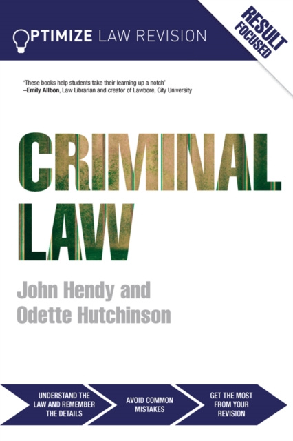 E-kniha Optimize Criminal Law John Hendy