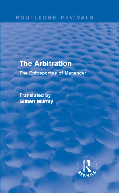 E-knjiga Arbitration (Routledge Revivals) Gilbert Murray