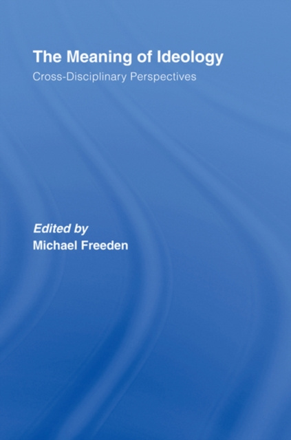 Libro elettronico Meaning of Ideology Michael Freeden
