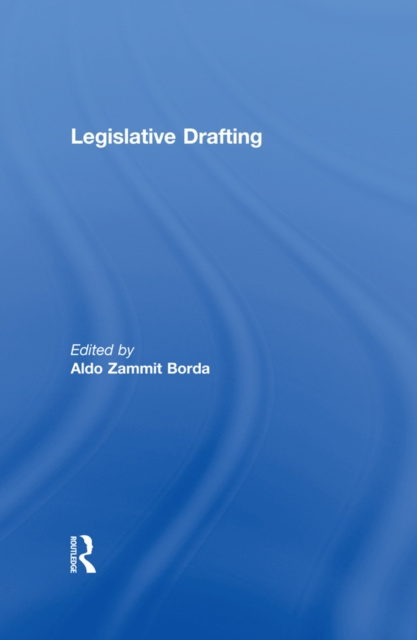E-kniha Legislative Drafting Aldo Zammit Borda