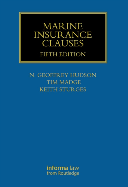 E-kniha Marine Insurance Clauses Geoffrey N Hudson