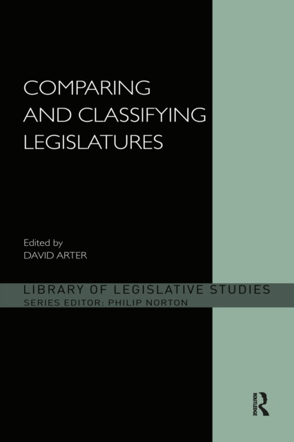 E-book Comparing and Classifying Legislatures David Arter
