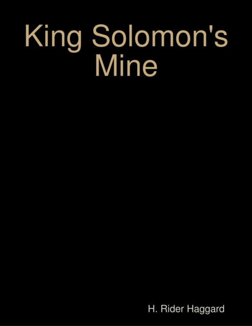 E-book King Solomon's Mine Haggard H. Rider Haggard