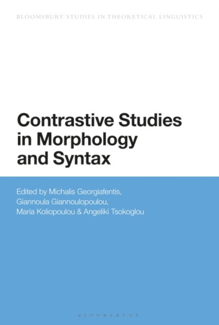 E-book Contrastive Studies in Morphology and Syntax Georgiafentis Michalis Georgiafentis