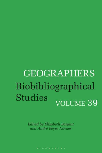 E-knjiga Geographers Baigent Elizabeth Baigent