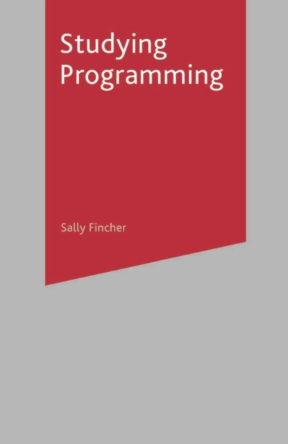 E-knjiga Studying Programming Fincher Sally Fincher
