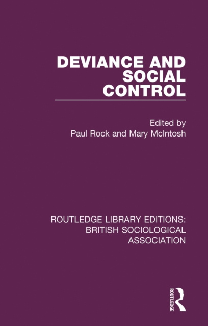 E-book Deviance and Social Control Mary McIntosh