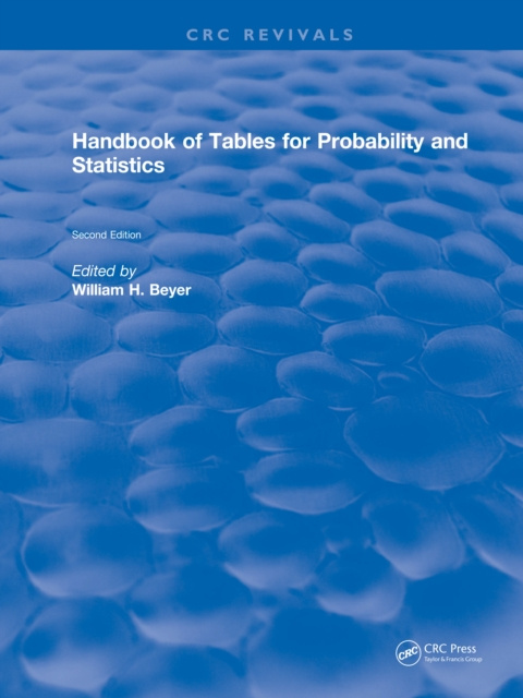 Libro elettronico Handbook of Tables for Probability and Statistics William H. Beyer
