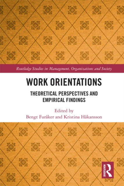 E-knjiga Work Orientations Bengt Furaker