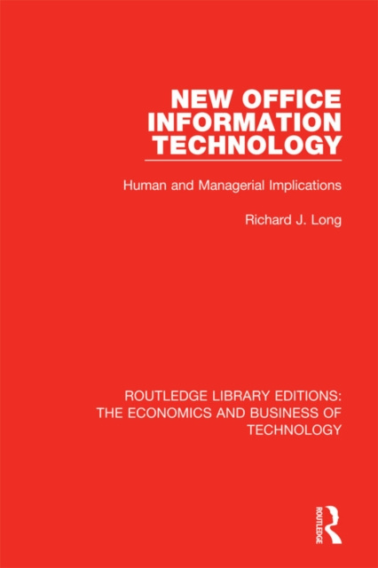 E-knjiga New Office Information Technology Richard J. Long
