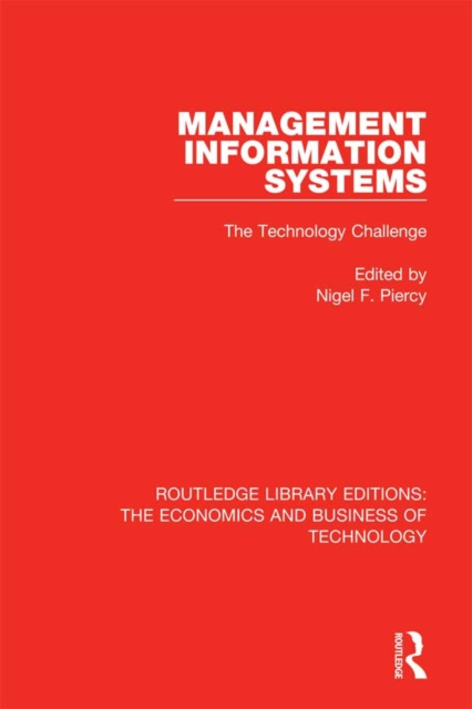 E-book Management Information Systems: The Technology Challenge Nigel F. Piercy