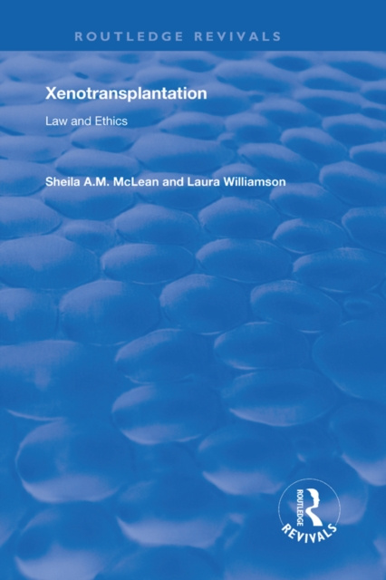 E-book Xenotransplantation Sheila A. M. McLean