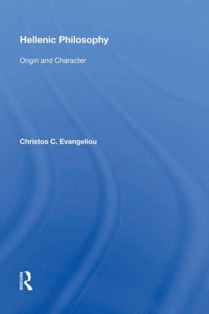 E-knjiga Hellenic Philosophy Christos C. Evangeliou