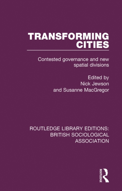 E-book Transforming Cities Nick Jewson