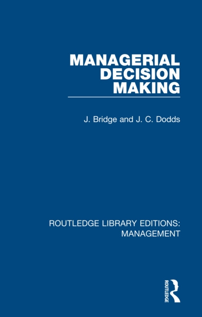 E-book Managerial Decision Making J. Bridge